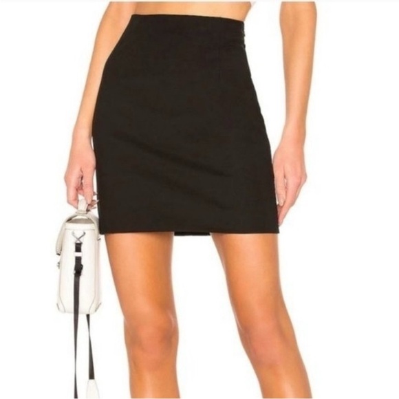 Theory Livia Navy Trim Mini‎ Skirt size 4 work career women - Picture 1 of 5